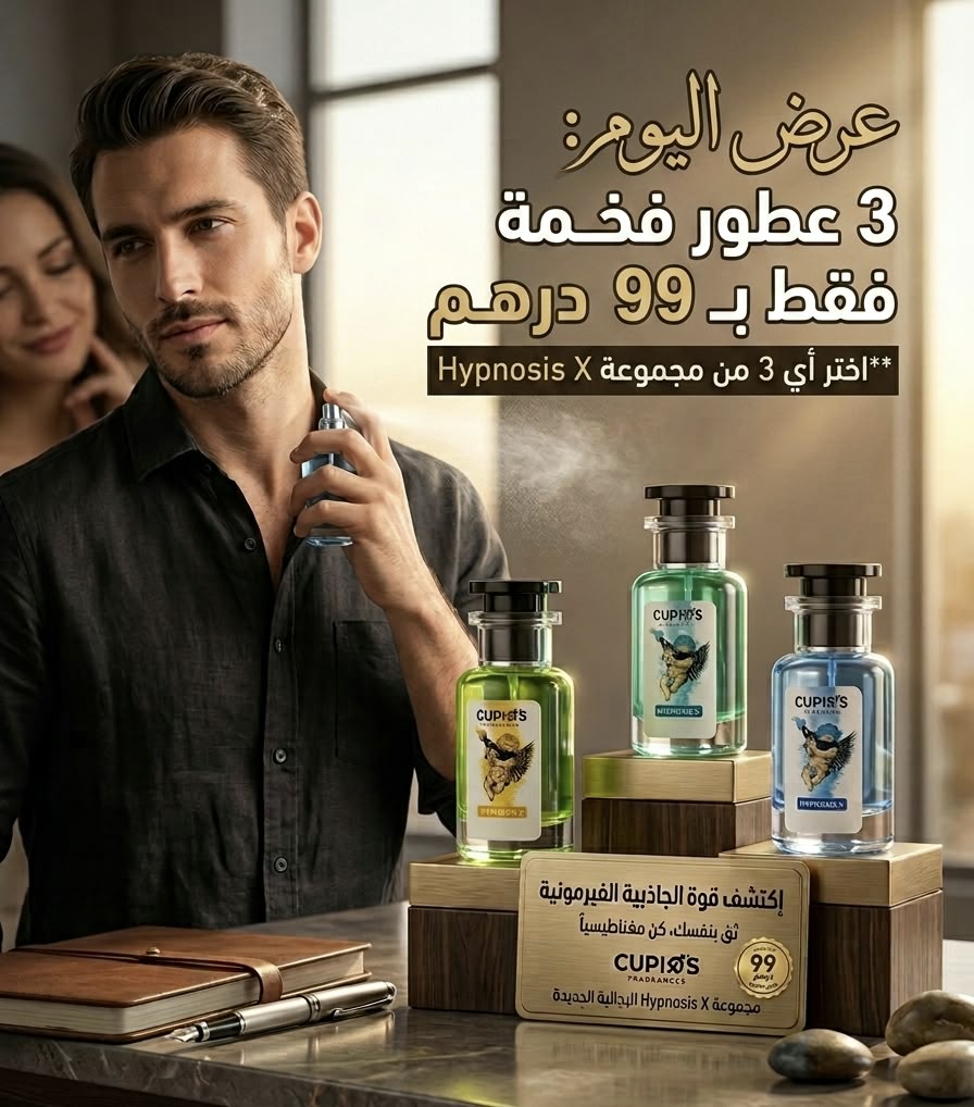 Pack 3 Parfums Vermon For Men